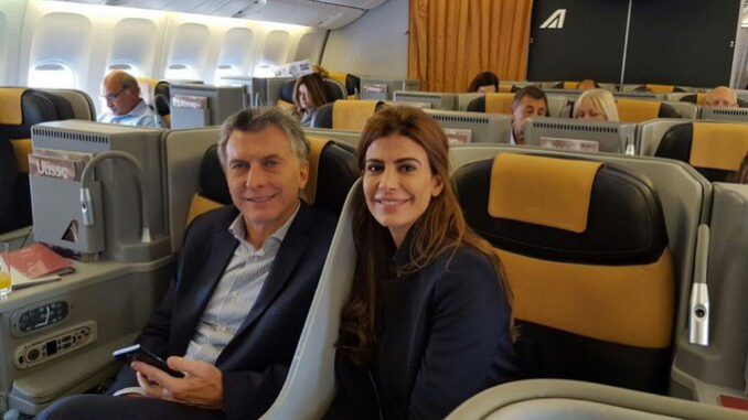 macri avion juliana